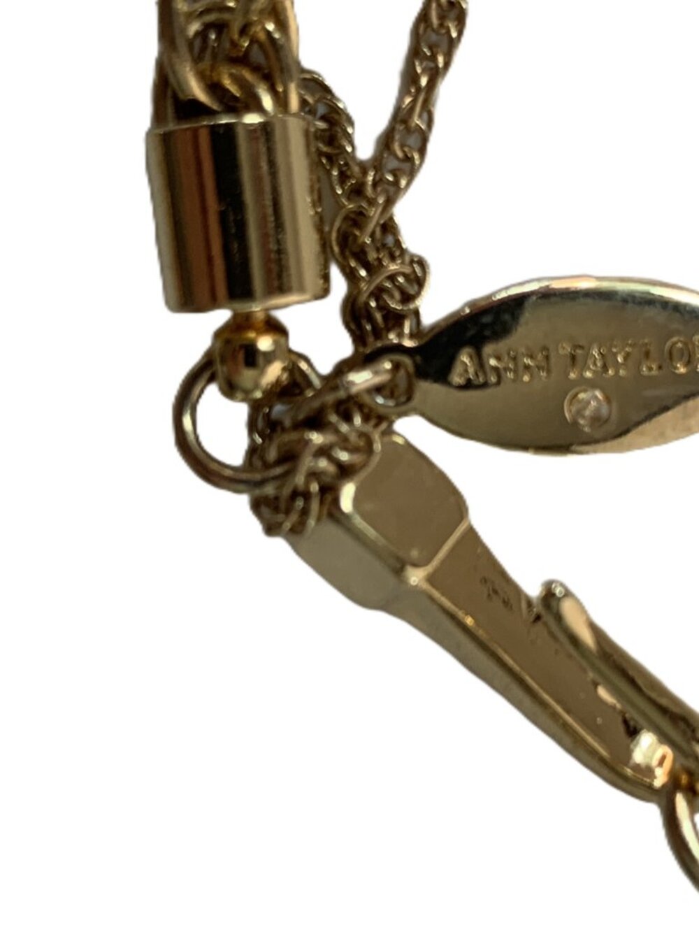 Ann Taylor Haute Tassels Gold Tone Necklace – 29" Long – Original Pouch Included - Picture 8 of 10